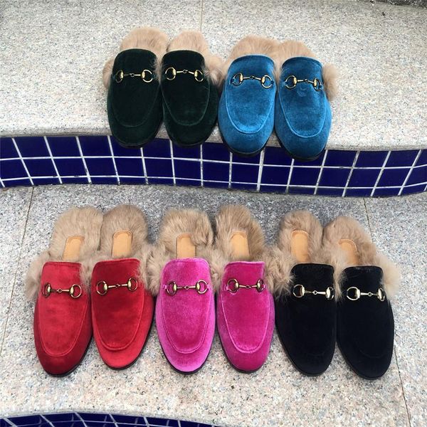 sandals customized large size custom women's shoes fur autumn and winter plush all-match slippers, Black
sandals customized large size custom women's shoes fur autumn and winter plush all-match slippers, Black