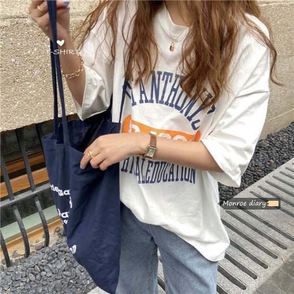 T-shirt T-shirt Salt series cotton short sleeve summer 2021 new Korean loose fit student versatile white top female fashion
T-shirt T-shirt Salt series cotton short sleeve summer 2021 new Korean loose fit student versatile white top female fashion