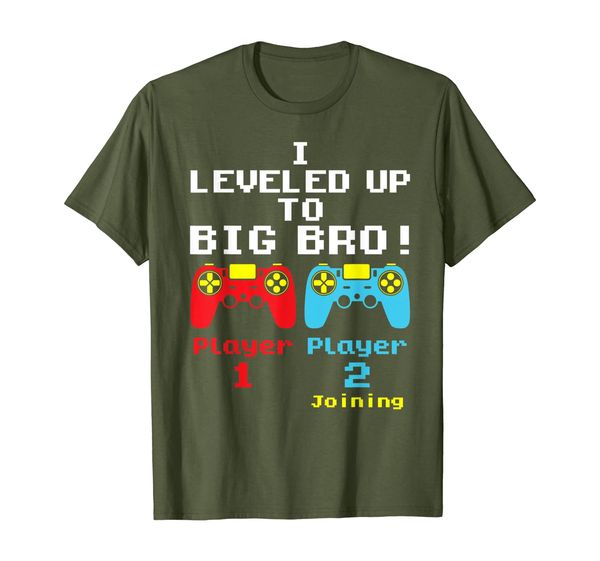 Leveled Up to Big Brother Pregnancy Announcement T-Shirt, Mainly pictures