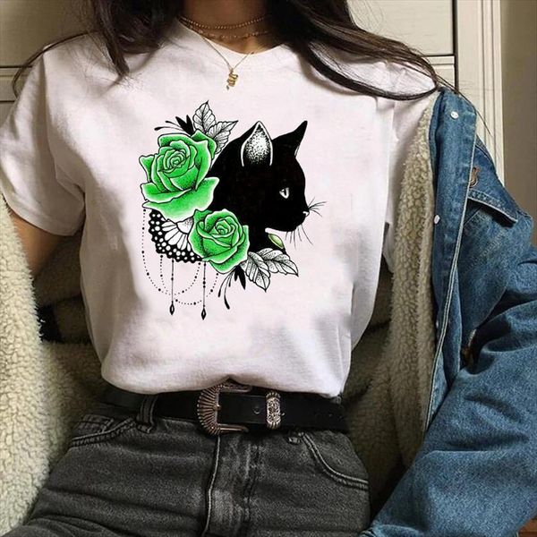 printing print graphic cartoon cat women t shirts pet flower fashion clothes tees female shirt womens, White
printing print graphic cartoon cat women t shirts pet flower fashion clothes tees female shirt womens, White