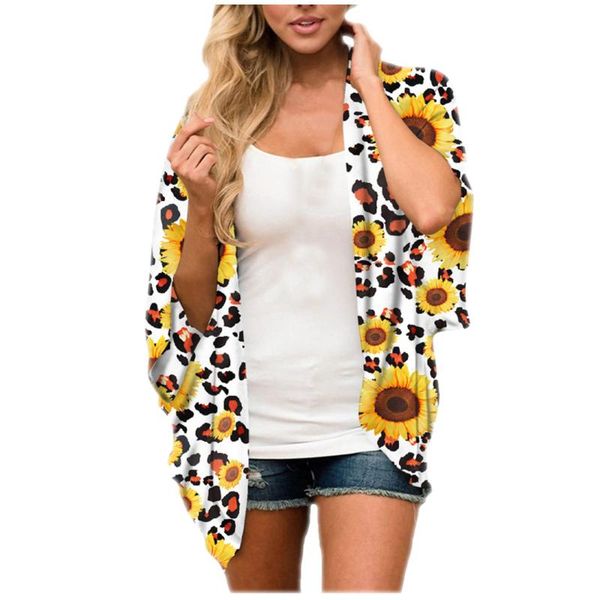 women's blouses & shirts bohemian chiffon kimono cardigan floral print harajuku beach half sleeve loose capes beachwear bikini cover u, White
women's blouses & shirts bohemian chiffon kimono cardigan floral print harajuku beach half sleeve loose capes beachwear bikini cover u, White