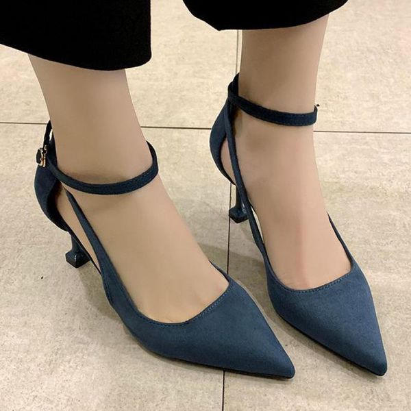 dress shoes woman 2021 thin high heels slingbacks female pointed toe solid flock women's office lady elegant sandals pumps, Black
dress shoes woman 2021 thin high heels slingbacks female pointed toe solid flock women's office lady elegant sandals pumps, Black