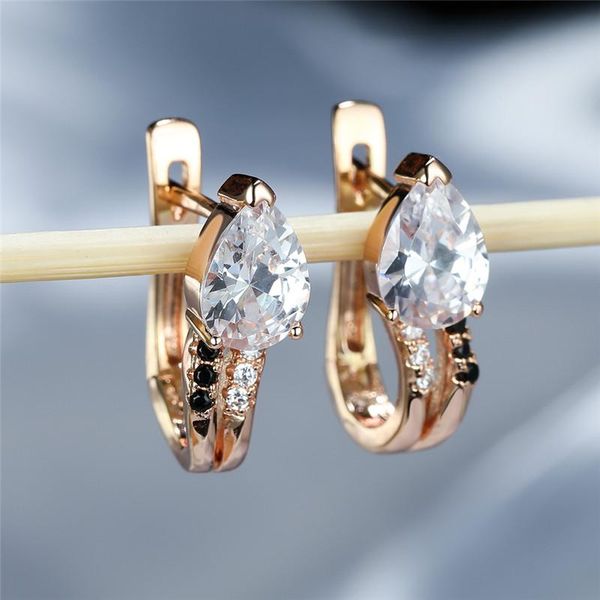 hoop & huggie charm rose gold color wedding earrings dainty crystal small black white zircon water drop stone for women, Golden;silver
hoop & huggie charm rose gold color wedding earrings dainty crystal small black white zircon water drop stone for women, Golden;silver