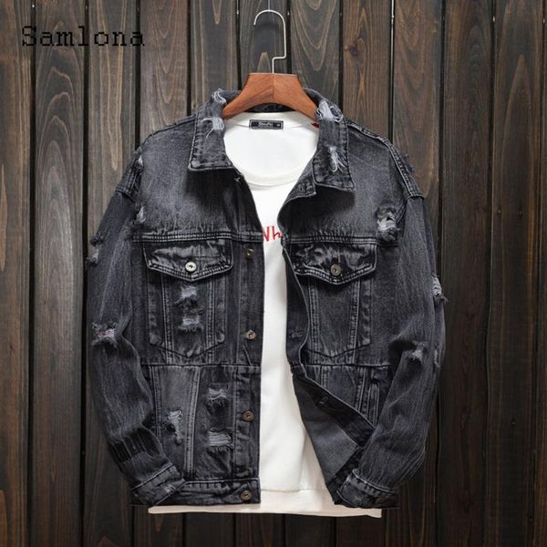 men's jackets plus size 4xl demin jacket men clothing 2021 fashion hole ripped turn-down collar outerwear male slim denim, Black;brown
men's jackets plus size 4xl demin jacket men clothing 2021 fashion hole ripped turn-down collar outerwear male slim denim, Black;brown