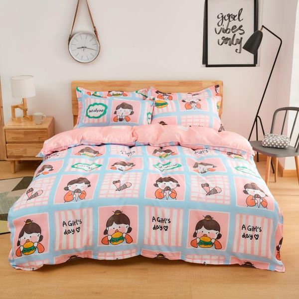 bedding sets cartoon girl kawaii pink blue comforter set cute luxury fashion kids king twin size bed linen duvet cover gift
bedding sets cartoon girl kawaii pink blue comforter set cute luxury fashion kids king twin size bed linen duvet cover gift