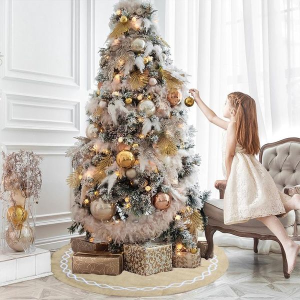 christmas decorations jute tree apron mat used for home party decoration to foil the festive atmosphere
christmas decorations jute tree apron mat used for home party decoration to foil the festive atmosphere