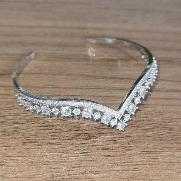 bangle rakol trendy punk v shape silver color adjustable open for women luxury anniversary gift jewelry wholesale, Black
bangle rakol trendy punk v shape silver color adjustable open for women luxury anniversary gift jewelry wholesale, Black