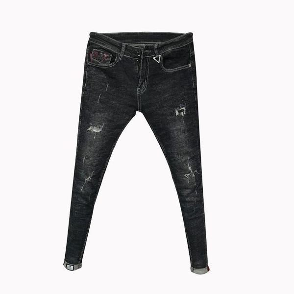men's jeans wholesale 2021 fashion shredded pants trendy slim korean denim social youth feet hair stylist pencil, Blue
men's jeans wholesale 2021 fashion shredded pants trendy slim korean denim social youth feet hair stylist pencil, Blue