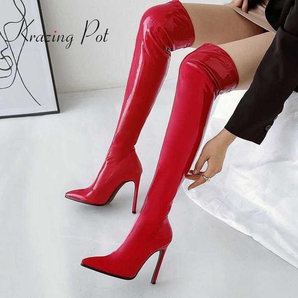 boots krazing pot big size european style pointed toe stiletto super high heels mature lady elegant catwalk over-the-knee l21, Black
boots krazing pot big size european style pointed toe stiletto super high heels mature lady elegant catwalk over-the-knee l21, Black