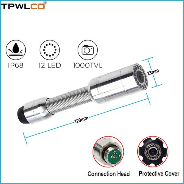 23mm diameter stainless steel waterproof pipeline camera used for pipe inspection repair replacement ip cameras
23mm diameter stainless steel waterproof pipeline camera used for pipe inspection repair replacement ip cameras