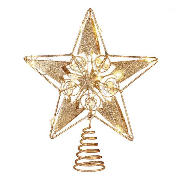 christmas decorations unomor treestar ornament iron glitter er with led string lights party decoration (golden)
christmas decorations unomor treestar ornament iron glitter er with led string lights party decoration (golden)