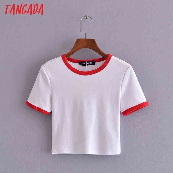 women solid crop cotton t short sleeve o neck tees ladies casual tee shirt street wear 3h300 210416, White
women solid crop cotton t short sleeve o neck tees ladies casual tee shirt street wear 3h300 210416, White