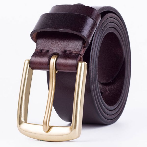 men women solid belt y mans genuine leather black khaki color gold needle buckles designers cowhide cowboy belts for mens luxury waistband, Black;brown
men women solid belt y mans genuine leather black khaki color gold needle buckles designers cowhide cowboy belts for mens luxury waistband, Black;brown