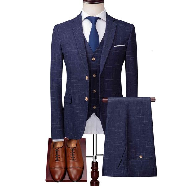 men's suits & blazers (jacket + vest pants) men, deluxe dark lattice suit evening wedding banquet and disco, White;black
men's suits & blazers (jacket + vest pants) men, deluxe dark lattice suit evening wedding banquet and disco, White;black