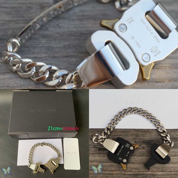trendy alyx bracelet streetwear metal button alyx chain necklace men women hip-hop bracelet q0809, Golden;silver
trendy alyx bracelet streetwear metal button alyx chain necklace men women hip-hop bracelet q0809, Golden;silver