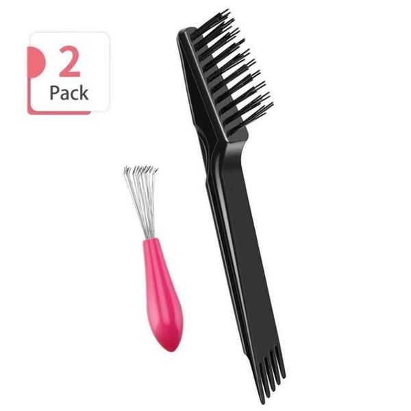 hair brushes 2pcs mini combs cleaner brush embedded tool plastic cleaning remover handle care salon styling tools, Silver
hair brushes 2pcs mini combs cleaner brush embedded tool plastic cleaning remover handle care salon styling tools, Silver