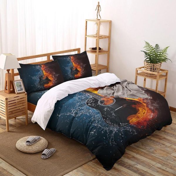 bedding sets artistic guitar water drop sparks printed set king size soft fashion duvet cover bed sheet pillowcase
bedding sets artistic guitar water drop sparks printed set king size soft fashion duvet cover bed sheet pillowcase
