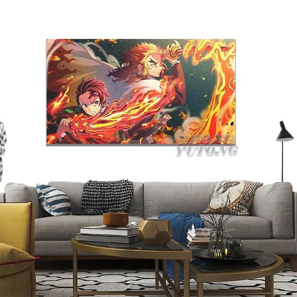 paintings kyojuro rengoku anime poster wooden frame canvas wall art decoration prints dorm living room home bedroom framed decor painting
paintings kyojuro rengoku anime poster wooden frame canvas wall art decoration prints dorm living room home bedroom framed decor painting