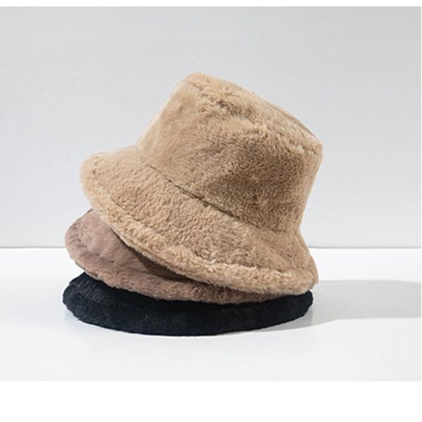 wide brim hats 2021 fashion artificial fur bucket hat women autumn winter warm thickened fisherman panama plush basin lady cap, Blue;gray
wide brim hats 2021 fashion artificial fur bucket hat women autumn winter warm thickened fisherman panama plush basin lady cap, Blue;gray