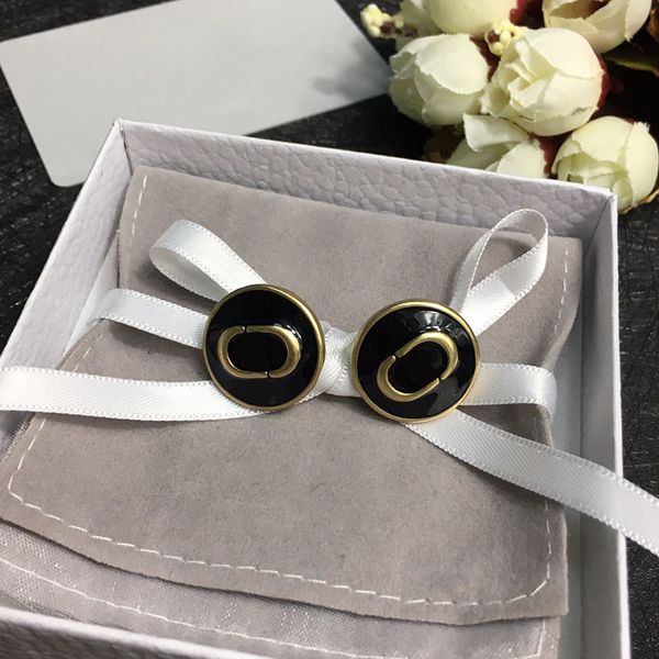 black oil drop round earrings designer womens vintage brass earring luxury women stud earrings mems gold jewelry aretes d2111025hl, Golden;silver
black oil drop round earrings designer womens vintage brass earring luxury women stud earrings mems gold jewelry aretes d2111025hl, Golden;silver