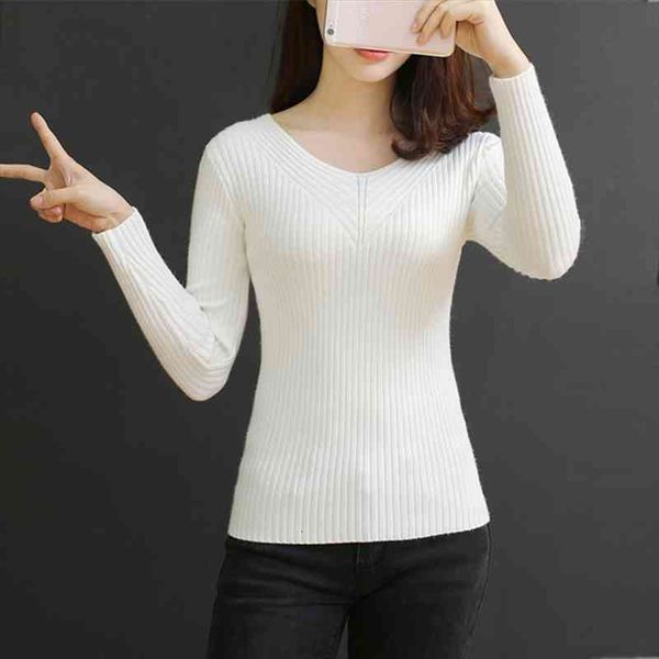 10 colors autumn women womens sweaters lady cashmere high elastic v neck slim tight bottoming knitted pullovers, White;black
10 colors autumn women womens sweaters lady cashmere high elastic v neck slim tight bottoming knitted pullovers, White;black