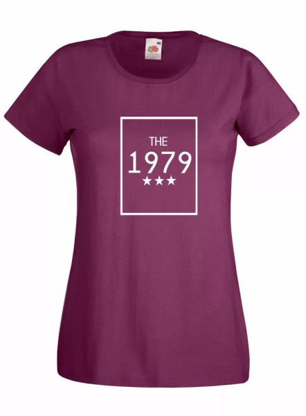 t-shirt shirt women j2067 the 1979 born in mythical seventies birthday, White;black
t-shirt shirt women j2067 the 1979 born in mythical seventies birthday, White;black