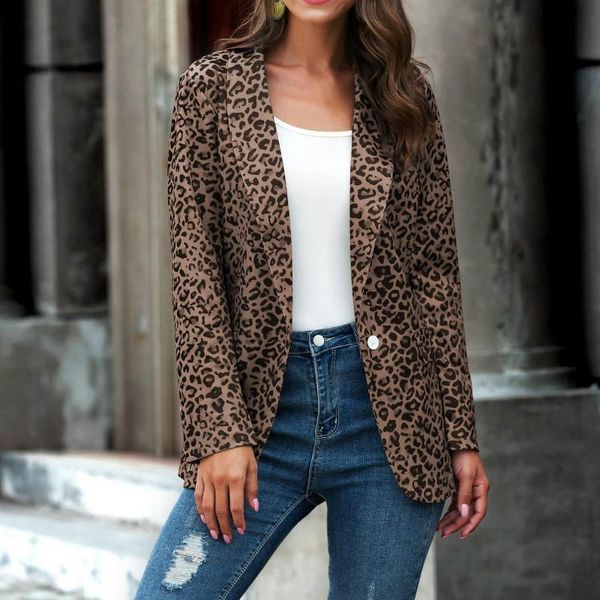 women's suits & blazers brand autumn women fashion korean lady thin leopard print jacket long sleeve lapel button slim suit female busi, White;black
women's suits & blazers brand autumn women fashion korean lady thin leopard print jacket long sleeve lapel button slim suit female busi, White;black