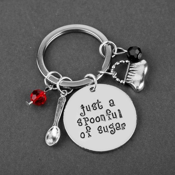 keychains mary poppins keyring "just a spoonful of sugar" letter pendant keychain key chain jewelry charm accessories for women me, Silver
keychains mary poppins keyring "just a spoonful of sugar" letter pendant keychain key chain jewelry charm accessories for women me, Silver