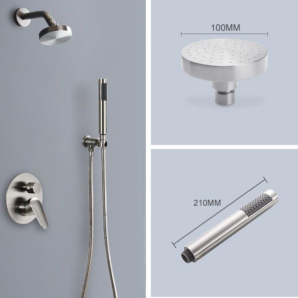 bathroom rain mixer shower set wall mounted rainfall head system stsinless steel hand faucet kit brushed nickel sets
bathroom rain mixer shower set wall mounted rainfall head system stsinless steel hand faucet kit brushed nickel sets