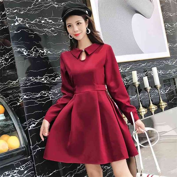 women's spring autumn dress retro korean style solid color long-sleeved slim and thin short female es ll781 210506, Black;gray
women's spring autumn dress retro korean style solid color long-sleeved slim and thin short female es ll781 210506, Black;gray