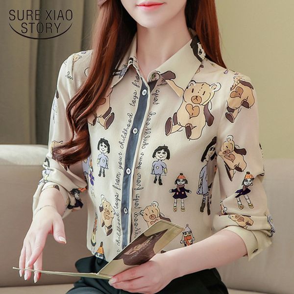 fashion spring silk blusas mujer de moda elegant long sleeve print women and blouses cartoon ladies shirts 8424 50 210510, White
fashion spring silk blusas mujer de moda elegant long sleeve print women and blouses cartoon ladies shirts 8424 50 210510, White