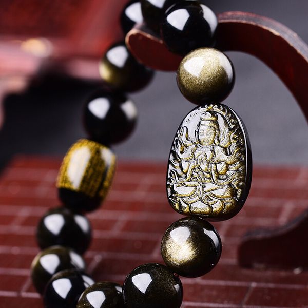 bracelet natural mexican gold obsidian zodiac guardian god's sign, Golden;silver
bracelet natural mexican gold obsidian zodiac guardian god's sign, Golden;silver