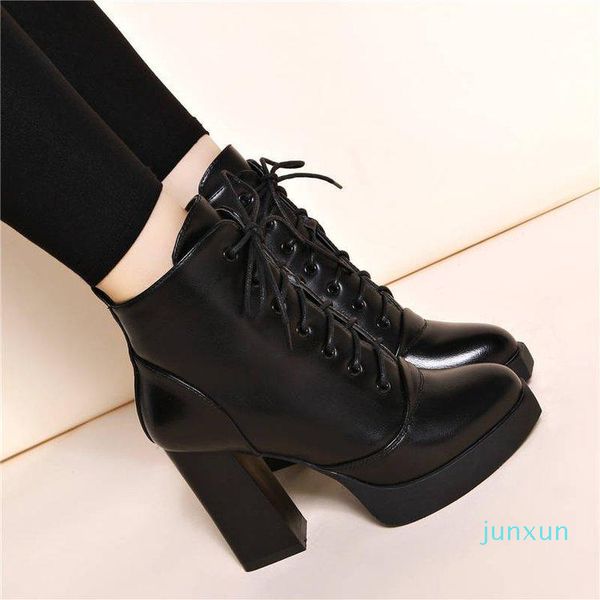 wholesale-boots 2021women ankle female fashion woman's 8cm high heel mature flat vintage buckle, Black
wholesale-boots 2021women ankle female fashion woman's 8cm high heel mature flat vintage buckle, Black