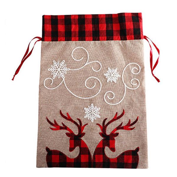 christmas decorations large gift bag double deer storage with drawstring for festival decor children family
christmas decorations large gift bag double deer storage with drawstring for festival decor children family