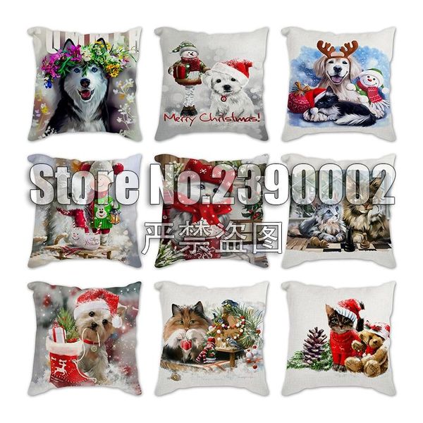 pillow case christmas dog cushion covers animals cover decorative linen home decoration pillowcase pillows
pillow case christmas dog cushion covers animals cover decorative linen home decoration pillowcase pillows