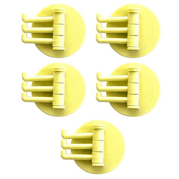 5pcs kitchen bathroom 180 degree adjustable rotating hook abs towels keys seamless adhesive wall mounted 3 hangers easy install hooks & rail
5pcs kitchen bathroom 180 degree adjustable rotating hook abs towels keys seamless adhesive wall mounted 3 hangers easy install hooks & rail