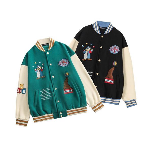 women's jackets embroidery bomber jacket streetwear casual long sleeve harajuku bombers 2021 autumn button loose baseball, Black;brown
women's jackets embroidery bomber jacket streetwear casual long sleeve harajuku bombers 2021 autumn button loose baseball, Black;brown