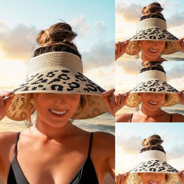 wide brim hats summer leopard print empty straw hat no woven bow large adjustable sun uv protection sunscreen foldable fashion, Blue;gray
wide brim hats summer leopard print empty straw hat no woven bow large adjustable sun uv protection sunscreen foldable fashion, Blue;gray