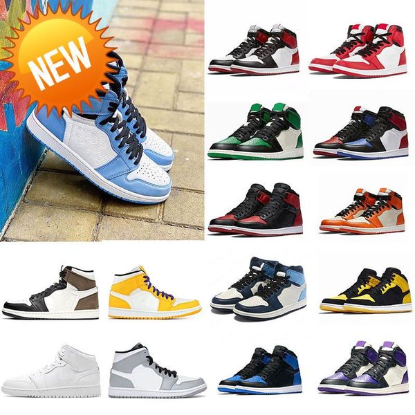 jumpman 1 basketball shoes men 1s og high pine green black court purple royal bred toe nc obsidian unc game sneakers trainers 36 -47
jumpman 1 basketball shoes men 1s og high pine green black court purple royal bred toe nc obsidian unc game sneakers trainers 36 -47