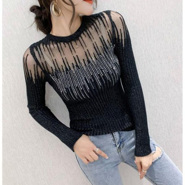 summer korean clothes knit t-shirt diamonds transparent women ropa mujer shirt short sleeve elastic tees 2021 t04915 women's, White
summer korean clothes knit t-shirt diamonds transparent women ropa mujer shirt short sleeve elastic tees 2021 t04915 women's, White