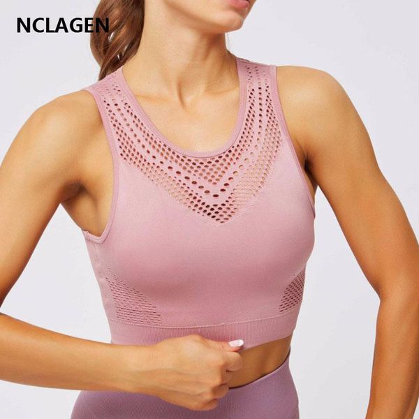 gym clothing nclagen 2021 seamless hollow out motion underwear woman bring cups shockproof gather together run yoga vest bodybuilding bras, White;black
gym clothing nclagen 2021 seamless hollow out motion underwear woman bring cups shockproof gather together run yoga vest bodybuilding bras, White;black
