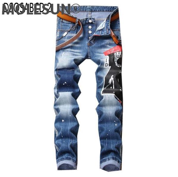 men's jeans european american brand mens slim pants men denim trousers zipper blue hole pencil for 1006
men's jeans european american brand mens slim pants men denim trousers zipper blue hole pencil for 1006