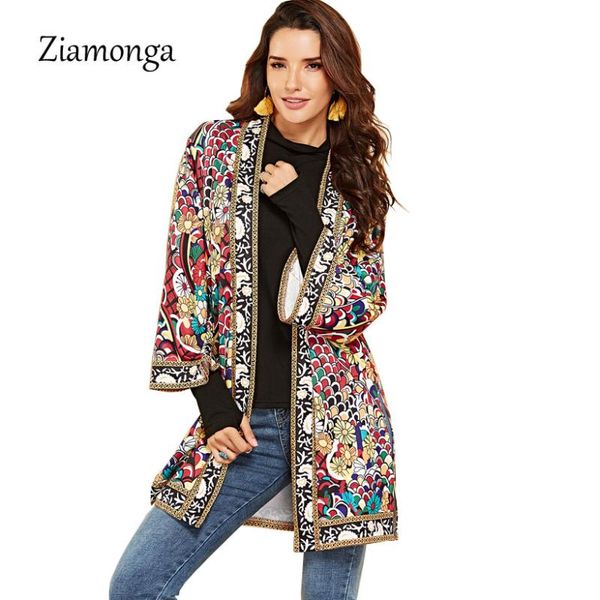 women's blouses & shirts ziamonga 2021 autumn fashion women floral print long kimono cardigan sleeve blouse blusas cover up vintage, White
women's blouses & shirts ziamonga 2021 autumn fashion women floral print long kimono cardigan sleeve blouse blusas cover up vintage, White