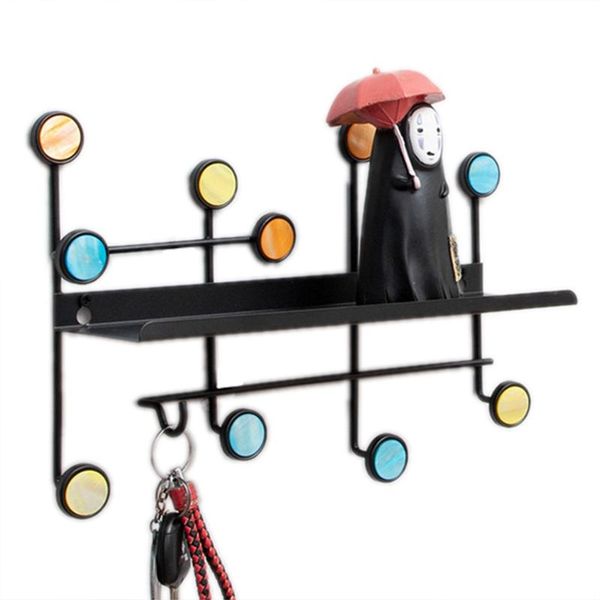 creative wrought iron rack coat wall storage shelf multi-purpose hooks for ornaments hanger multi-function rac bathroom shelves
creative wrought iron rack coat wall storage shelf multi-purpose hooks for ornaments hanger multi-function rac bathroom shelves