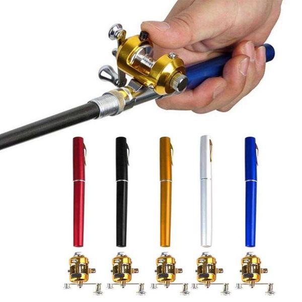 boat fishing rods portable pocket mini rod pole pen shape folded river lake with reel wheel outdoor tools
boat fishing rods portable pocket mini rod pole pen shape folded river lake with reel wheel outdoor tools