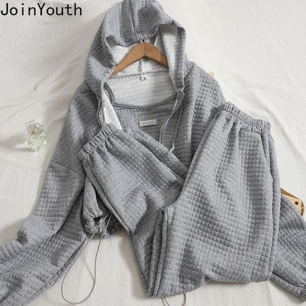 women's two piece pants joinyouth autumn korean suits women hooded cardigan sweater jacket solid color camisole harem casual three-piec, White
women's two piece pants joinyouth autumn korean suits women hooded cardigan sweater jacket solid color camisole harem casual three-piec, White