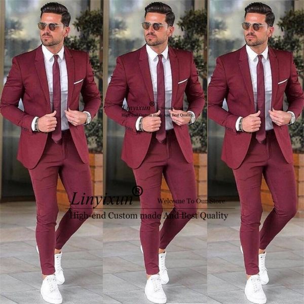 men's suits & blazers elegant burgundy red men suit slim fit for party prom groom wedding tuxedos notched lapel male 2 pieces (jacket +, White;black
men's suits & blazers elegant burgundy red men suit slim fit for party prom groom wedding tuxedos notched lapel male 2 pieces (jacket +, White;black