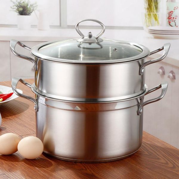 pans small steamer stainless steel three-layer thickening 3 layer 2 more 1 double-layer household gas stove with induction
pans small steamer stainless steel three-layer thickening 3 layer 2 more 1 double-layer household gas stove with induction