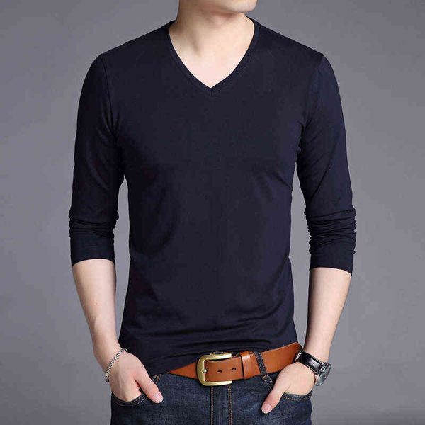 2021 spring and autumn cotton long sleeve t-shirt young men's v-neck t-shirt solid color slim fit large casual bottom shirt, White;black
2021 spring and autumn cotton long sleeve t-shirt young men's v-neck t-shirt solid color slim fit large casual bottom shirt, White;black