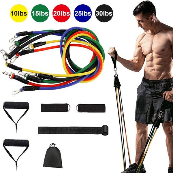11pcs/set latex resistance bands gym door anchor ankle straps with bag kit set yoga exercise equipment rubber loop tube band
11pcs/set latex resistance bands gym door anchor ankle straps with bag kit set yoga exercise equipment rubber loop tube band